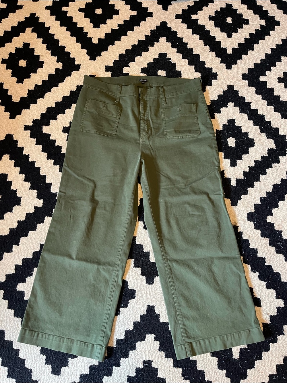 J. Crew Olive Utility Pants